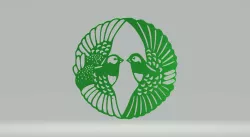 Love Birds Wall Art Decoration