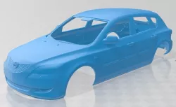 Mazda 3 Hatchback 2003 Printable Body Car