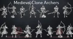 Medieval Clone Archer Squad - Legion Scale