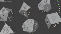 Moth DnD dice