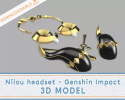 Nilou Headset | Genshin Impact 3D file