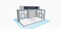 Nissan Car Port Garage Scale 143 Dr!ft Racer Storm Child Diorama