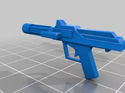 (no folding stock attachment ver) Star Wars Battlefront II 2005 version DC15 pistol clone blaster