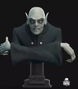 nosferatu fan art bust