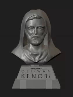 obi wan kenobi 2022 busta head star wars