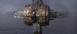 Ocean Cyberpunk Atlantis Deep city ring 3