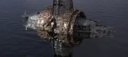 Ocean Cyberpunk Atlantis Deep city ring 4