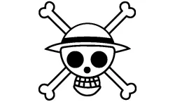One Piece logo laser cut file svg