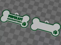 Pet ID tag keychain keychain keychain collar pet collar