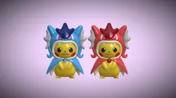 Pikachu Gyarados