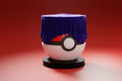Pokemon Pokeball display stand