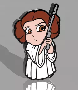 princess leia lamp