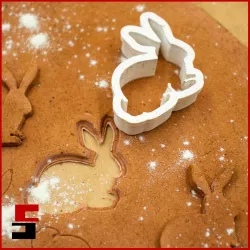 Rabbit cookie cutter