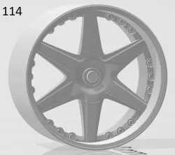 Racing Hart Type-CR Rim 1/24