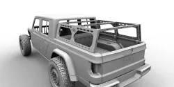 Rack Jeep Gladiator RC Body Car 3d printed
