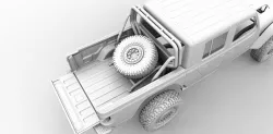 RACK JEEP GLADIATOR RC BODY CAR 3D PRINTED