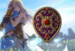 Radiant shield. Shield of the sun. The Legend of Zelda