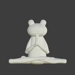 RANA MEDITANDO - POSE 2 DE 3