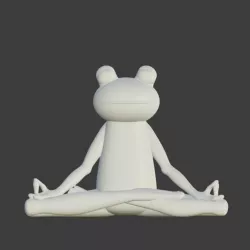 RANA MEDITANDO - POSE 3 DE 3
