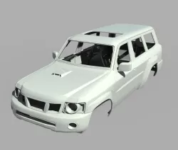RC body Nissan Patrol Y61 324 mm wheelbase Axial