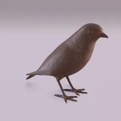 Redstart figurine