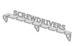 Screwdriver holder various sizes scredriver