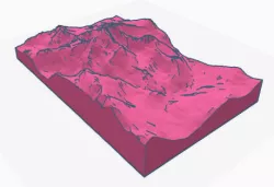 Snowdon (Wales) Topographical Map