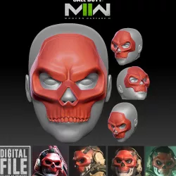 Soap Operator Mask - Call of Duty - Modern Warfare 2 - WARZONE - STL model 3D print file