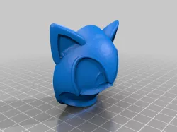 Sonic Face with cutouts