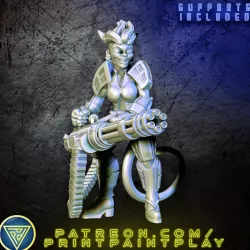 Space Tiefling Soldier