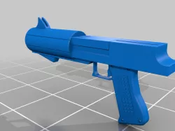 Star Wars Clone Wars suppressed trooper pistol in 1:12 , 1:6 and 1:1 scales