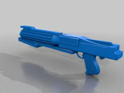 Star Wars DC15-X blaster rifle with folded stock from Revenge of the Sith