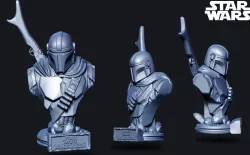 Star Wars The Mandalorian BUST