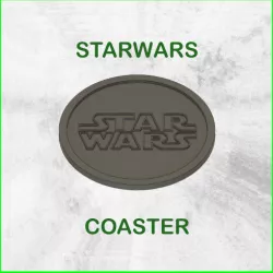 STARWARS LOGO COASTER 3D