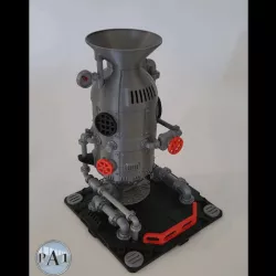 Steampunk / Industrial Dice Tower!!! 100% support free!!