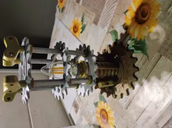 Steampunk style decor lamp