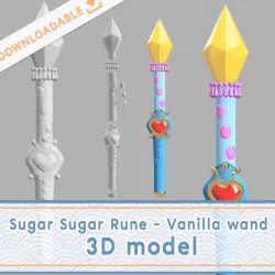 Sugar Sugar Rune Vanilla wand | 3D Model file