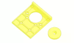 Template hinge cup 35mm