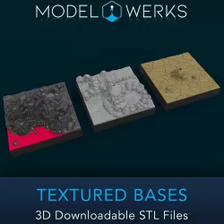Textured 1/72 Scale Tie Fighter Bases