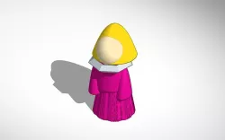 Tinkercad tinkered  lady fixed with netfab