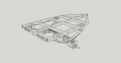 trailer chassis (C1 chassis, chassis only)