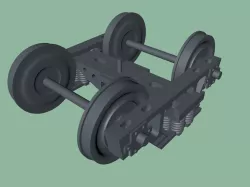 Train Wheel Rotary