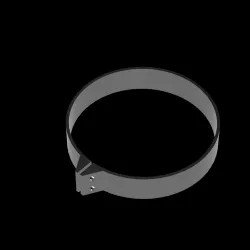 TUBE CLAMP 100mm - 3D PRINTER CASE