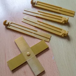 Turntable board game frame
