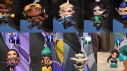 VALORANT FULLSET VAL GO! CHIBI BUDDIES