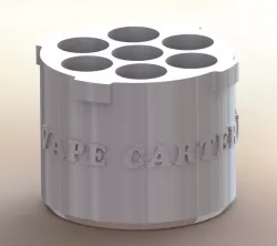 Vape Cartridge Holder With twist lock cap