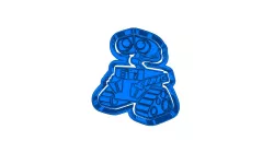 Wall-e Eva Disney (18)   CUTTER AND STAMP, COOKIE CUTTER, FORM STAMP, COOKIE CUTTER, FORM