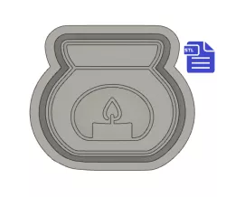 Wax Burner Mold Housing