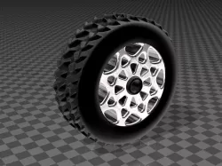 wheel - tire  rc car with rim