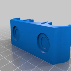 Whiteboard Marker Holder (12mm magnets; snap-in)